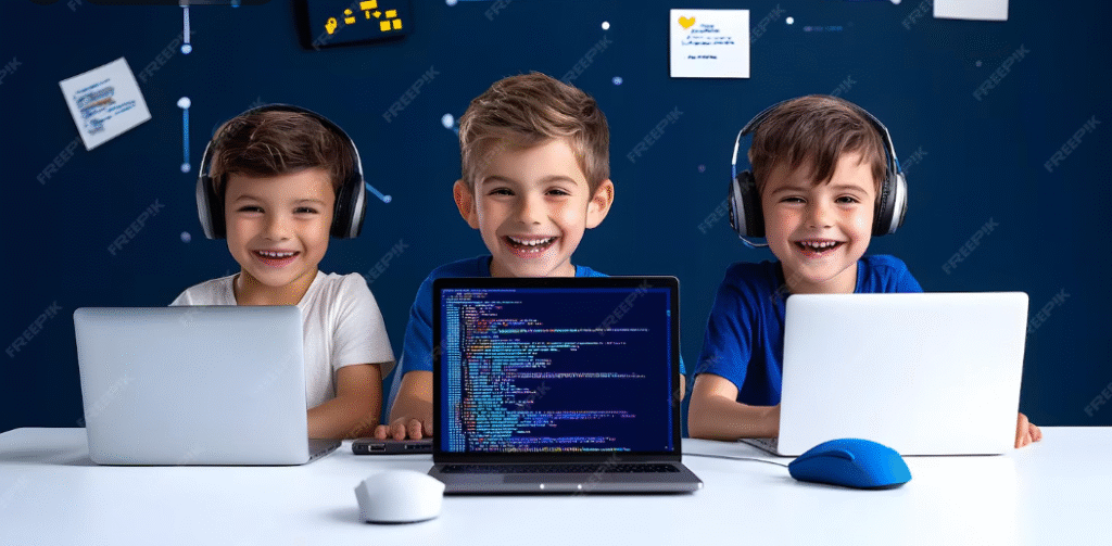 kids learning coding 